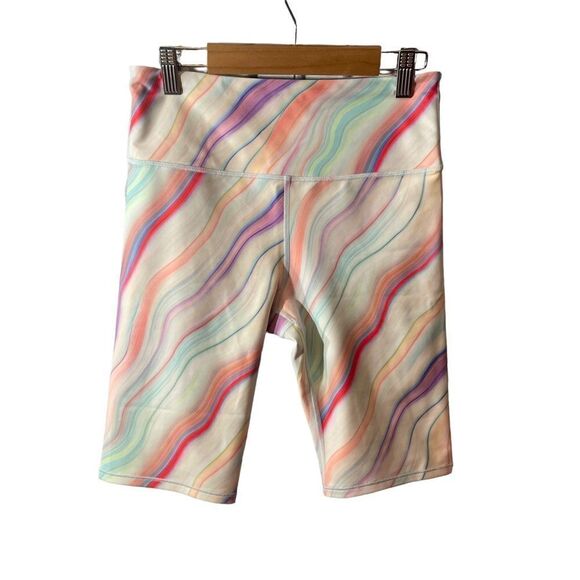 Athleta LOVE Proudly 7'' Bike Shorts Fitness Yoga Running Shorts Size Small - Picture 2 of 10